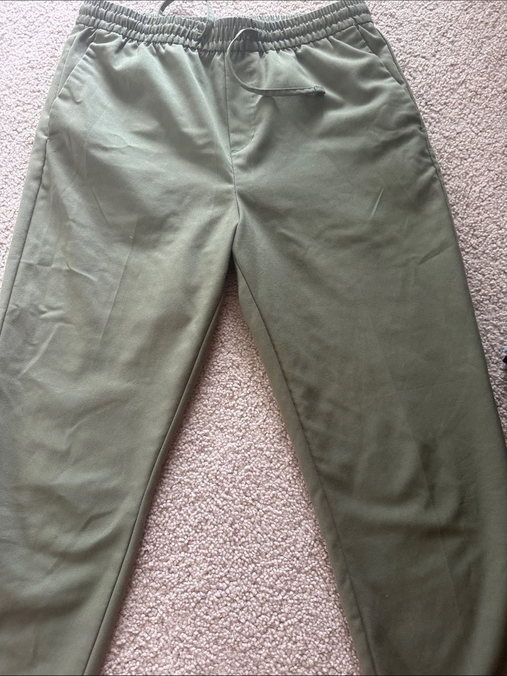 H&M Olive Drawstring Joggers